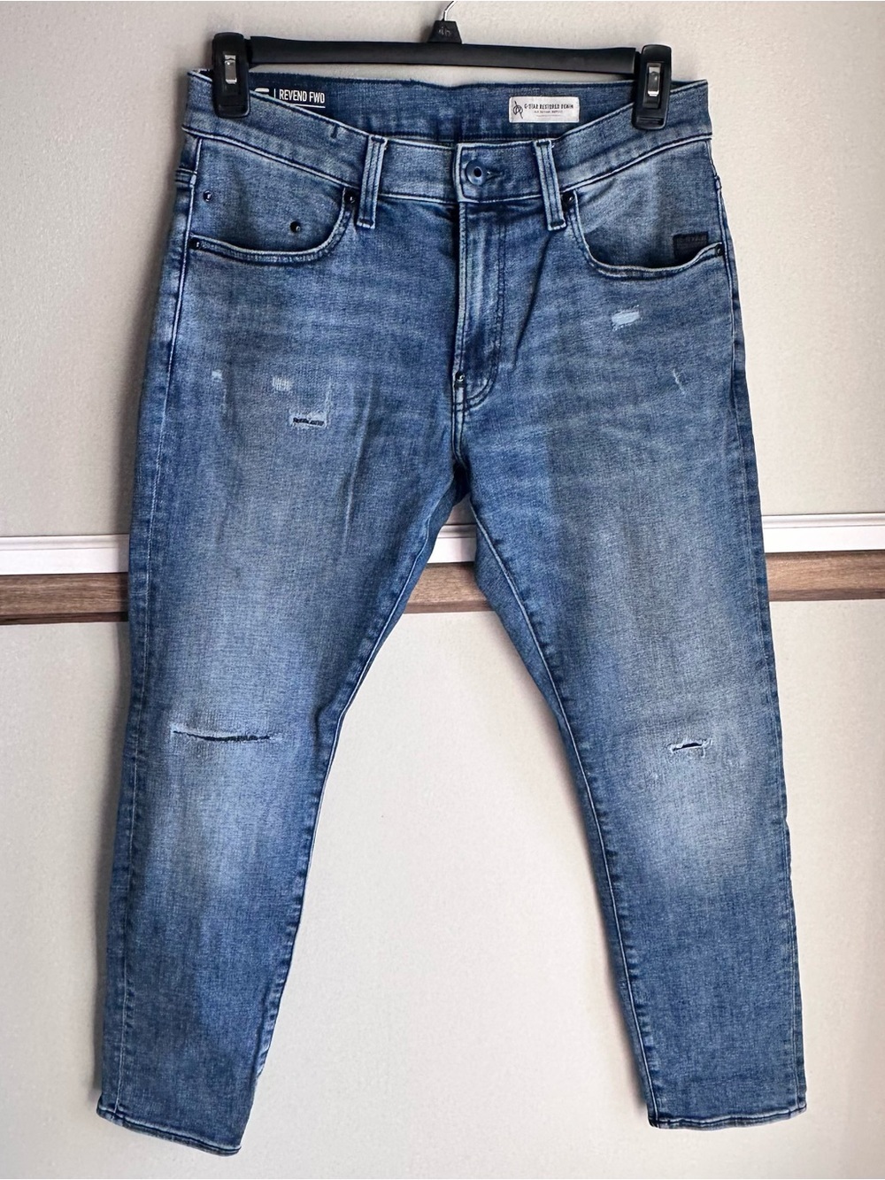 G-Star Raw REVEND FWD SKINNY Stretch Slim Skinny Blue Jeans​